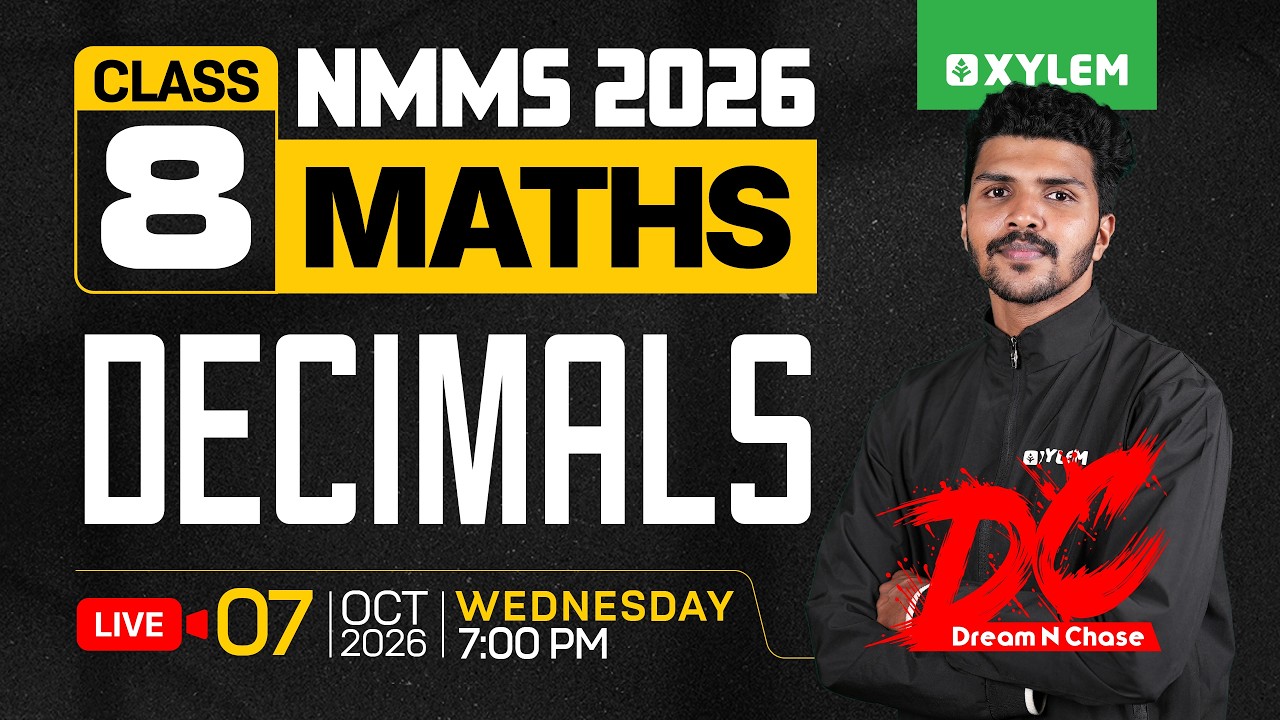 Class 8 NMMS 2026-27 : Maths - Decimals | Xylem Class 8