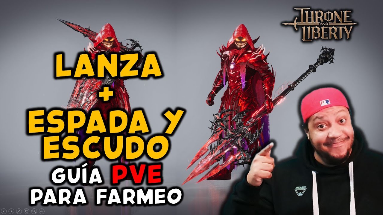 ¿La nueva combinación Espada, Escudo y Lanza es la mejor forma de farmear en Throne and Liberty?