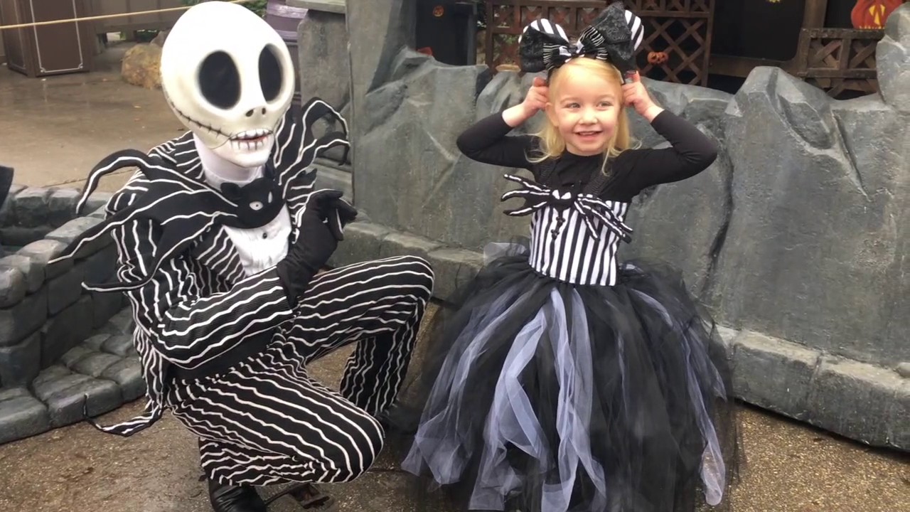 Meeting Jack Skellington Disneyland Paris