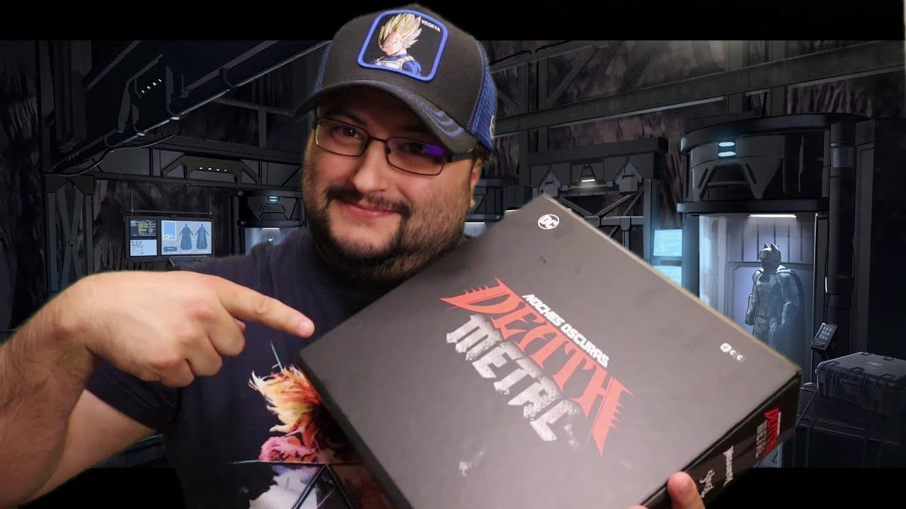 UNBOXING DC NOCHES OSCURAS DEATH METAL EDICION COLECCIONISTA BRUTAL !! # LEGENDARIO THE BATMAN COMIC