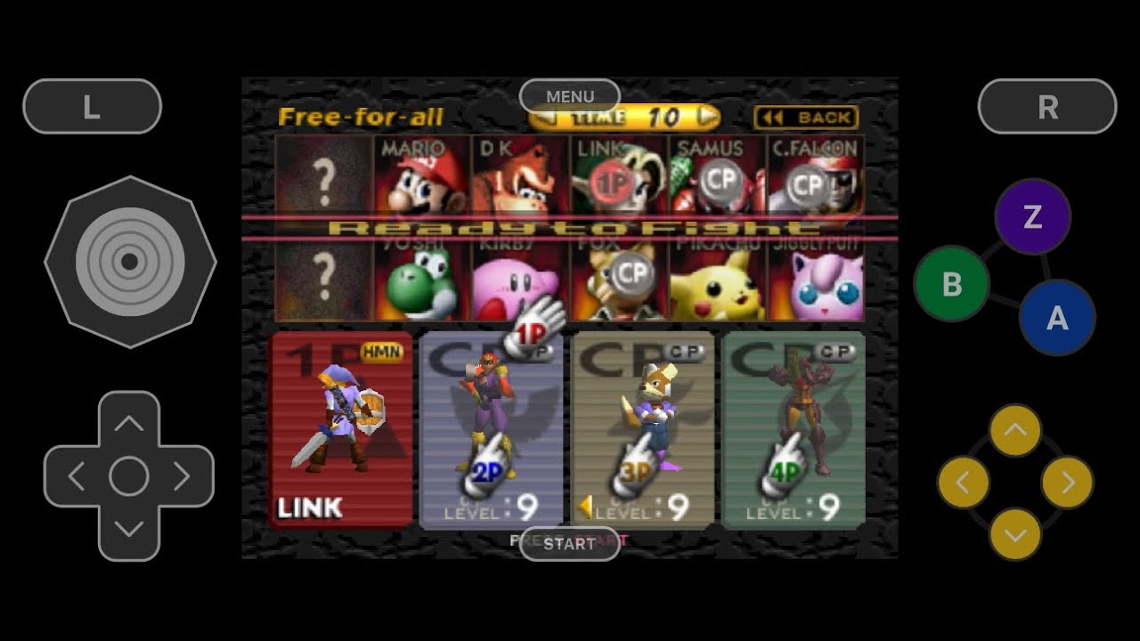 10 MINUTE Free-for-all Battle | Super Smash Bros | LINK