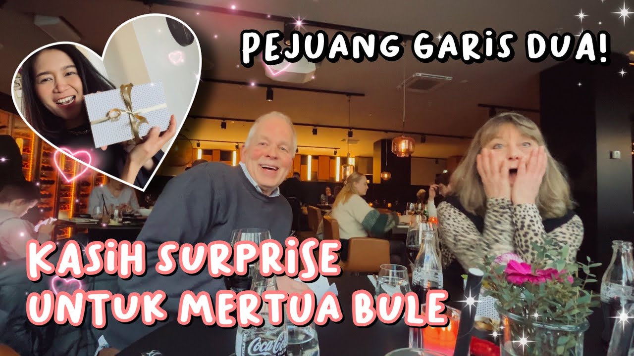 SURPRISE UNTUK MERTUA BULE | PENGUMUMAN KEHAMILAN PART 2 🥺🤰🏼💕 #pejuanggarisdua #mixcouple