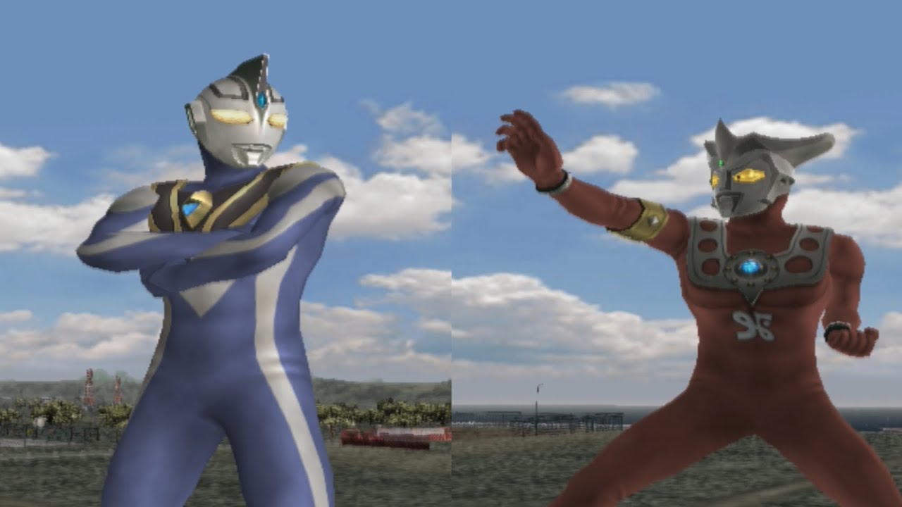 ULTRAMAN FIGHTING EVOLUTION 3~(PLAYSTATION 2)~ULTRAMAN AGUL V2 VS ULTRAMAN LEO(HARD)~VERSUS MODE