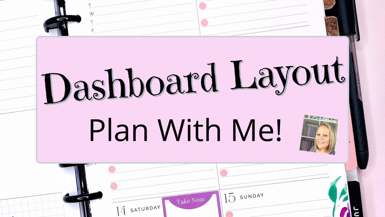 Happy Planner | New Day Dashboard Layout | Plan With Me | Detailed Florals Stickerbook