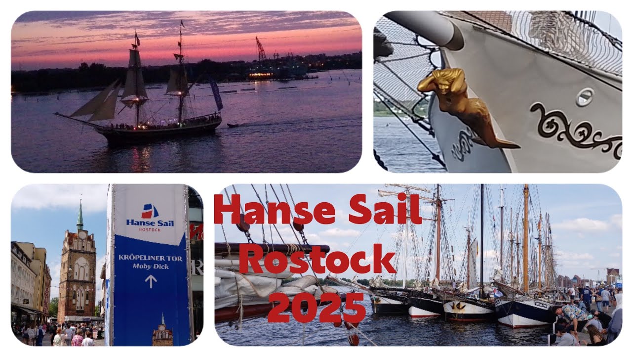 Boarding Finnbreeze while Hanse Sail 2025 is going on. #trucking #hansesail