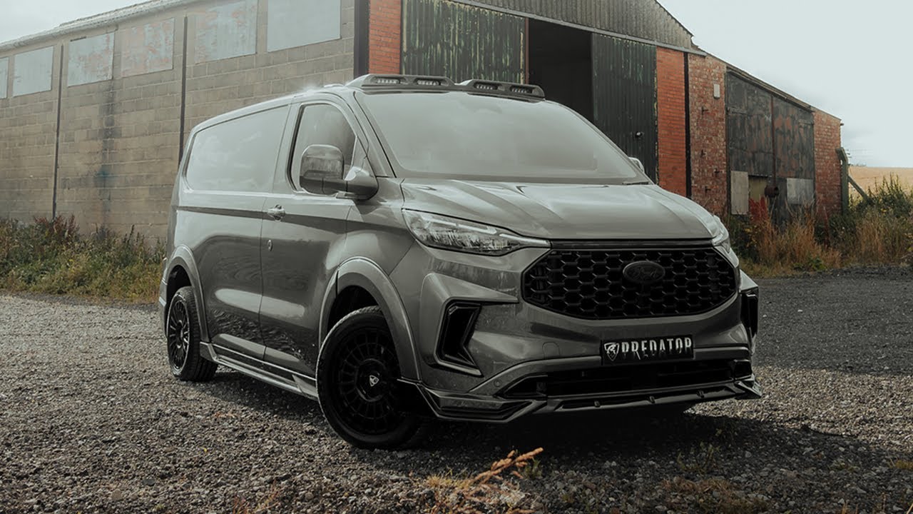 All-New 2024+ Ford Transit Custom Predator Body Kit in Magnetic Grey