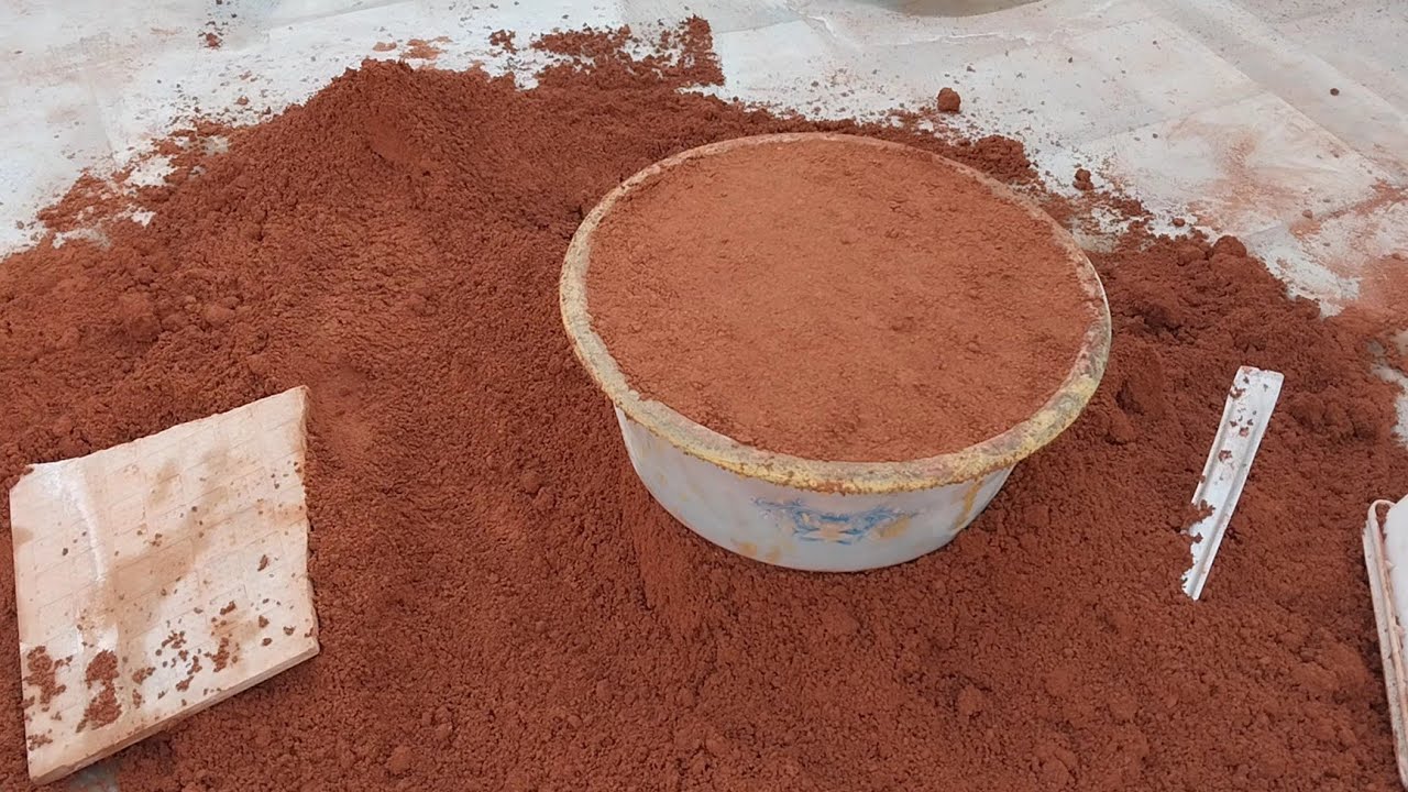 Vlog: Pure Red dirt Shapes making tutorial workplace Routine