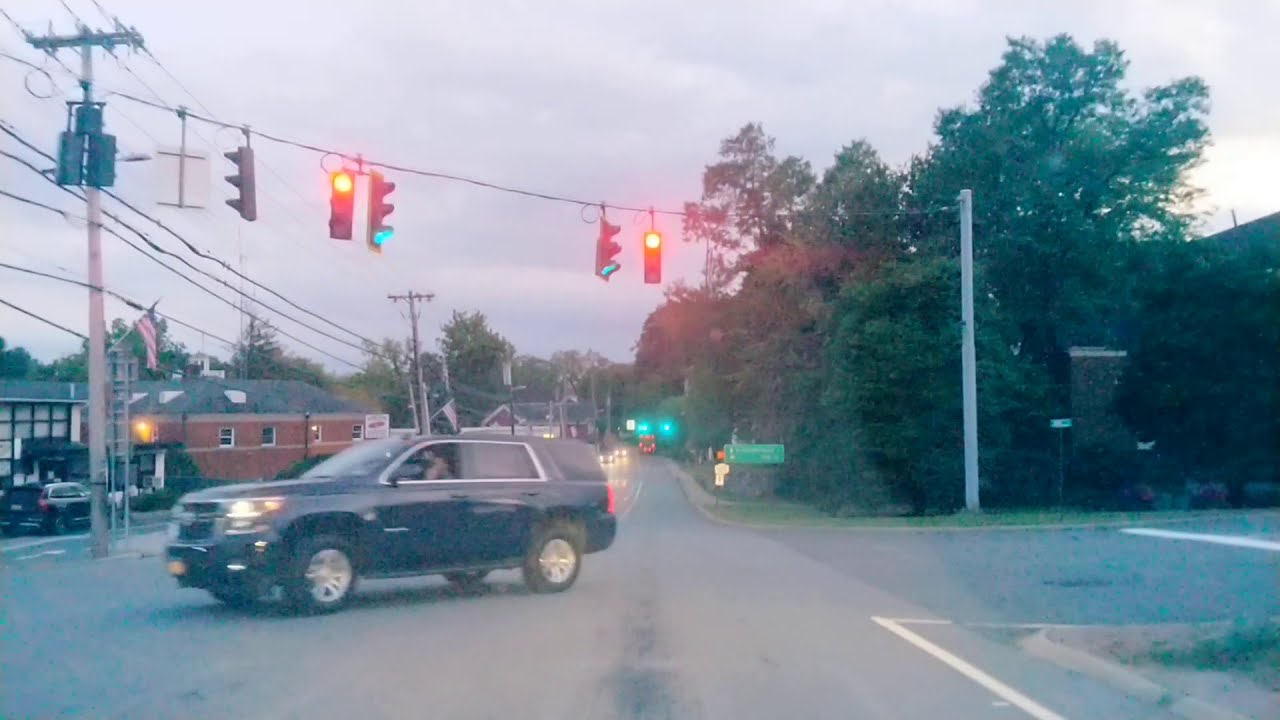 Driving from Mount Kisco to Chappaqua, New York