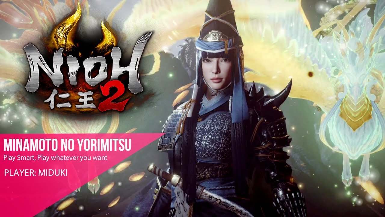 NIOH 2 BOSS - Minamoto no Yorimitsu | NG+++, No Damage, Sword & Claws