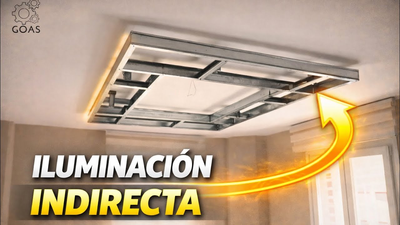 Como instalar un techo flotante en pladur🛸 FÁCIL y rápido!