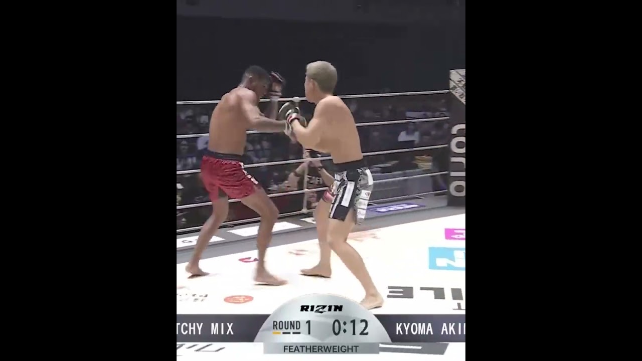 KYOMA AKIMOTO NEARLY STOPS PATCHY MIX AT THE END OF ROUND 1!!!