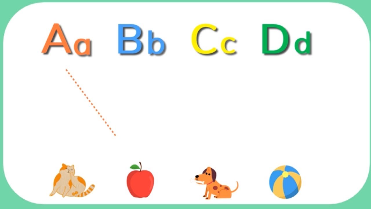 ABC Matching Fun for Kids! Learn Letters & Objects