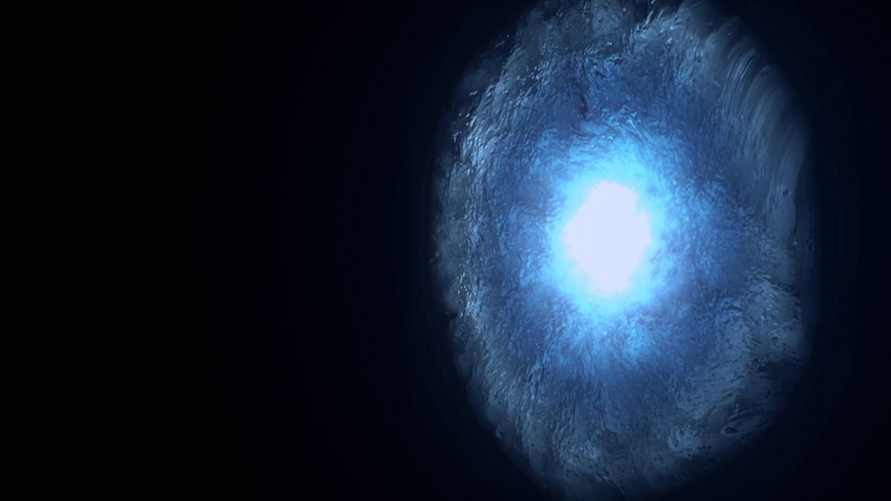 The Flash Breach On Black Background