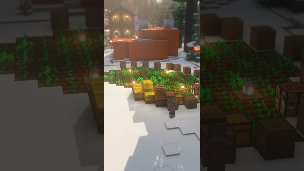 Easy Medieval Minecraft Farm Design