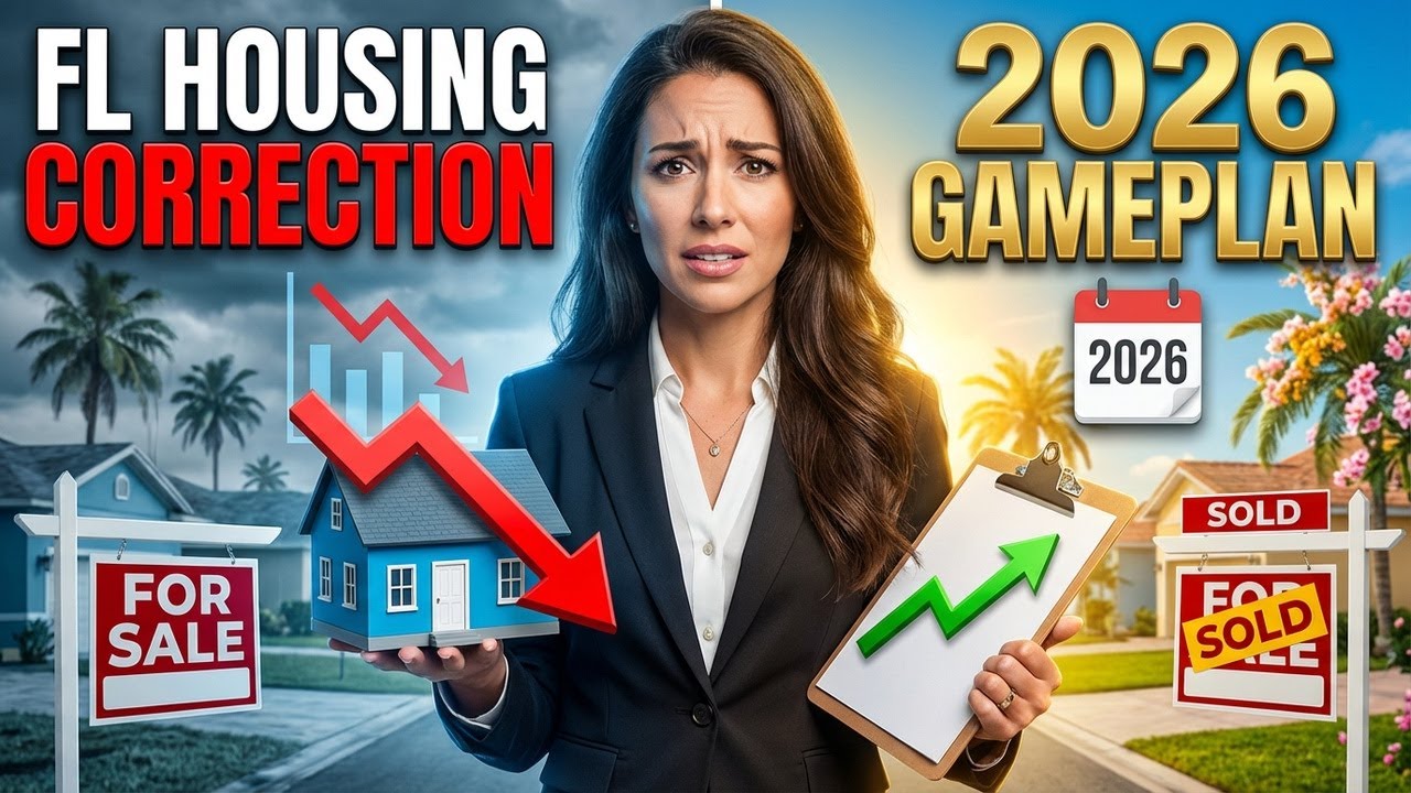 Florida Housing Market Correction Has Started | Here's Your 2026 Gameplan!
