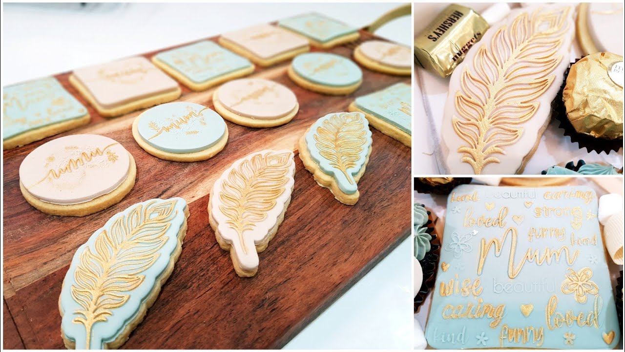 COOKIE DECORATING (Fondant covered cookies)