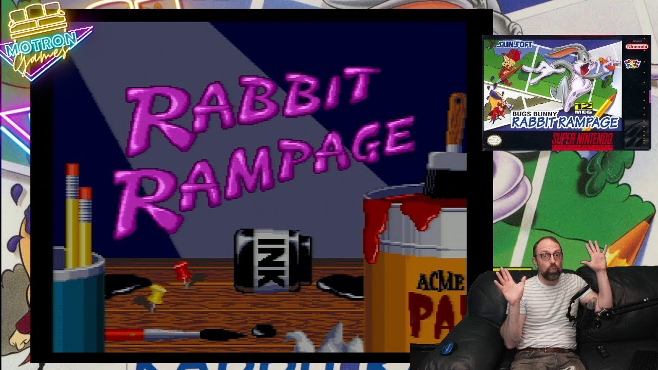Bugs Bunny Rabbit Rampage (SNES full playthrough)