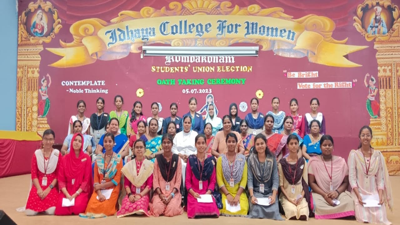 Student's Union Election - 05.07.2023, Idhaya College for Women, Kumbakonam.