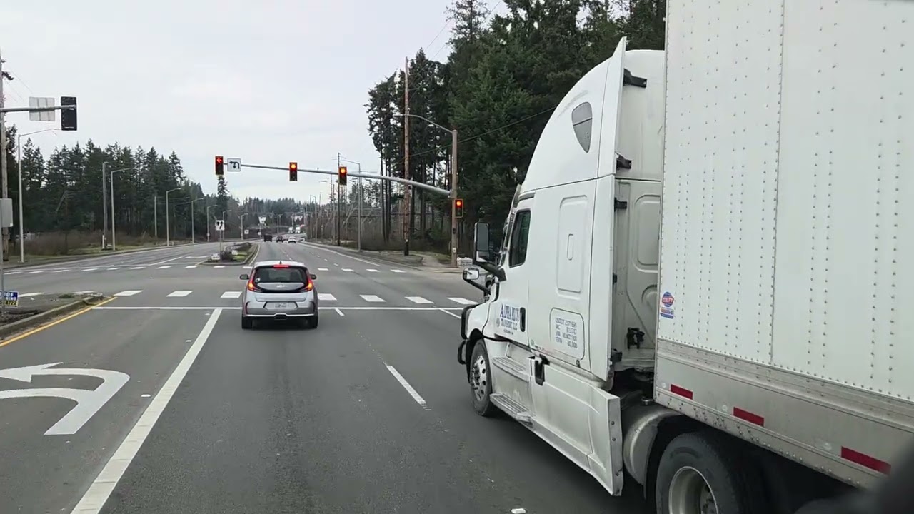 Leaving James Hardie Annex Tacoma WA arriving at Milgard FIFE Wa 