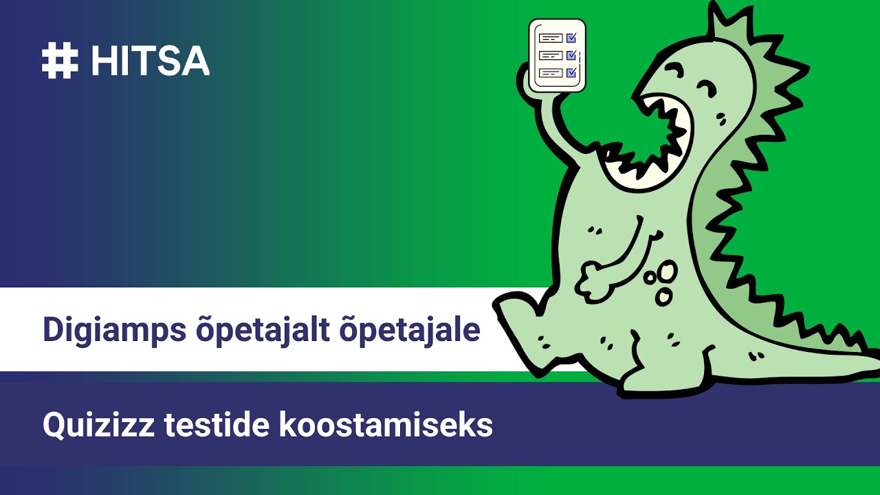 Quizizz testide koostamiseks
