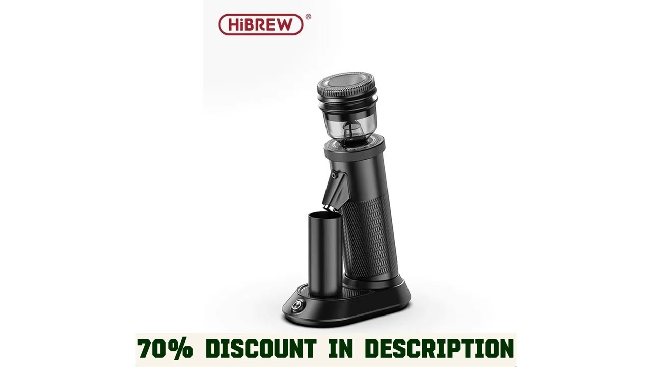 A must-have product #HiBREW G5 48mm Conical Burr Electric Coffee Grinder Compact Portable Coffee B