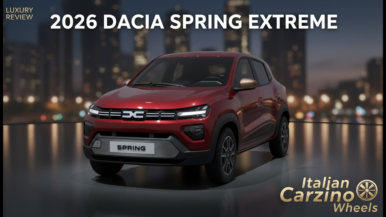 DACIA SPRING EXTREME 2026 | La City Car Elettrica Più Intelligente ⚡ 4K Cinematic