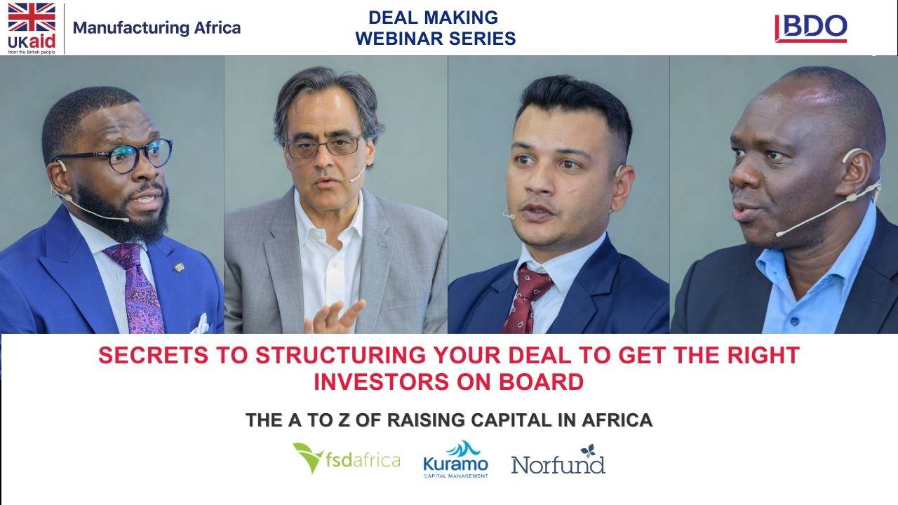 Secrets to Structuring Your Deal to Get the Right Investors On Board | Deal Making Webinar Series
