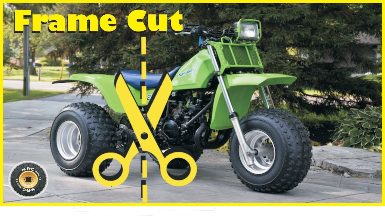 I CUT my Kawasaki Tecate 3 Wheeler in Half!