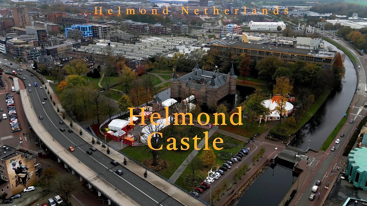 Helmond Castle, Netherlands, DJI Mini 3 Pro, 4K