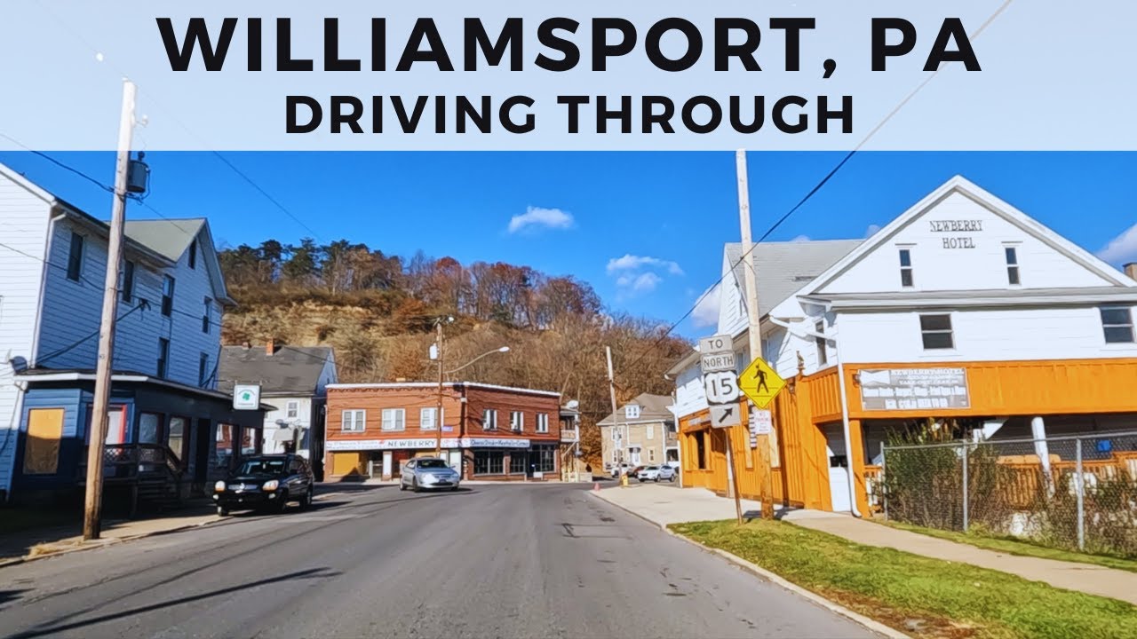 Driving Through the West Side of Williamsport, Pennsylvania