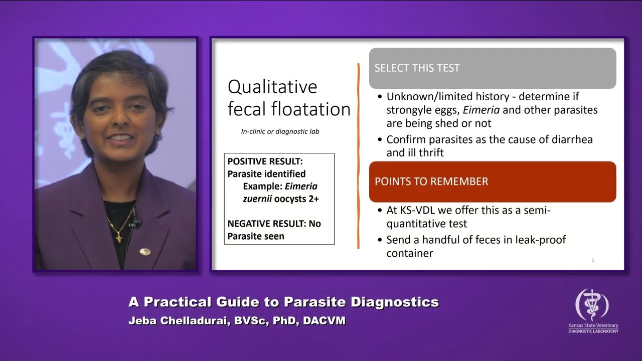 A Practical Guide to Food-Animal and Companion Animal Parasite Diagnostics