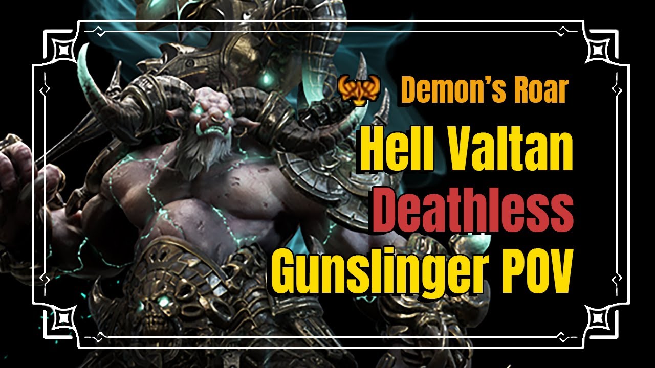 [Lost Ark] Deathless Inferno Valtan Gunslinger POV