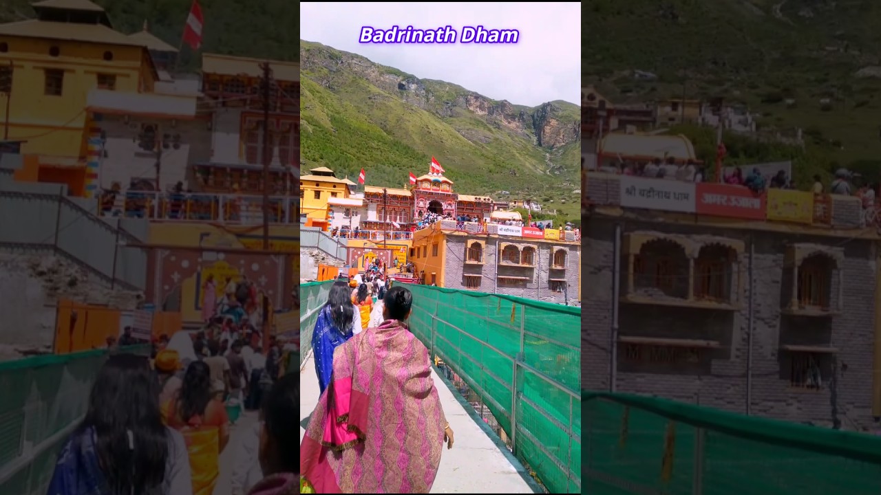 Badrinath Temple Live Darshan Today 🙏🏻🙏🏻 Badrinath Dham #badrinathshort #shortvideo #viralvideo