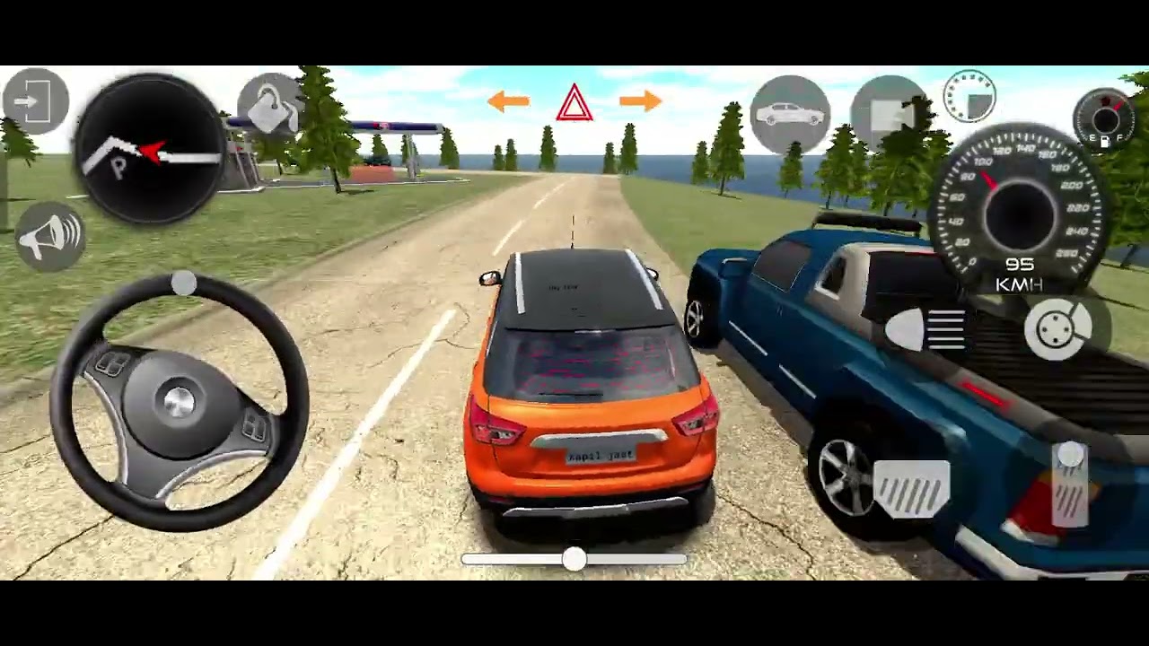 Old brezza beautiful colour driving game race 😎 beautiful colour driving game race 😎