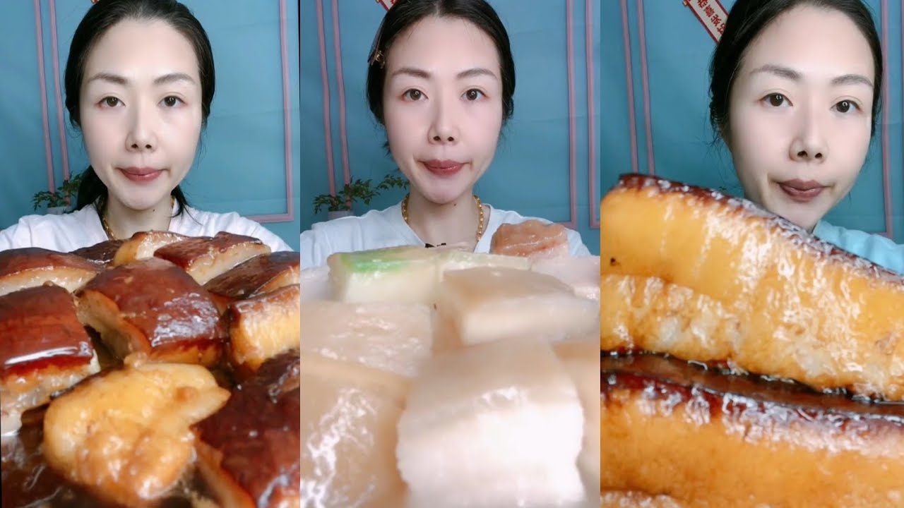 Eating Challenge: Eating pork braised pork belly beef 🍖🍖🍖#belly #meat #mukbang #pork 