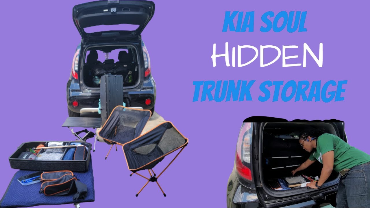 Trunk Tour Storage | Kia Soul | Camping