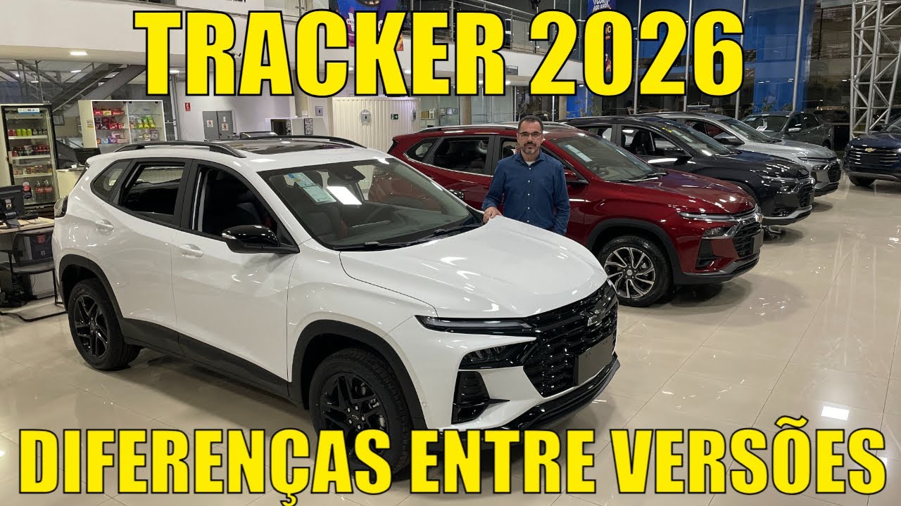 Chevrolet Tracker 2026 - Diferenças entre as versões