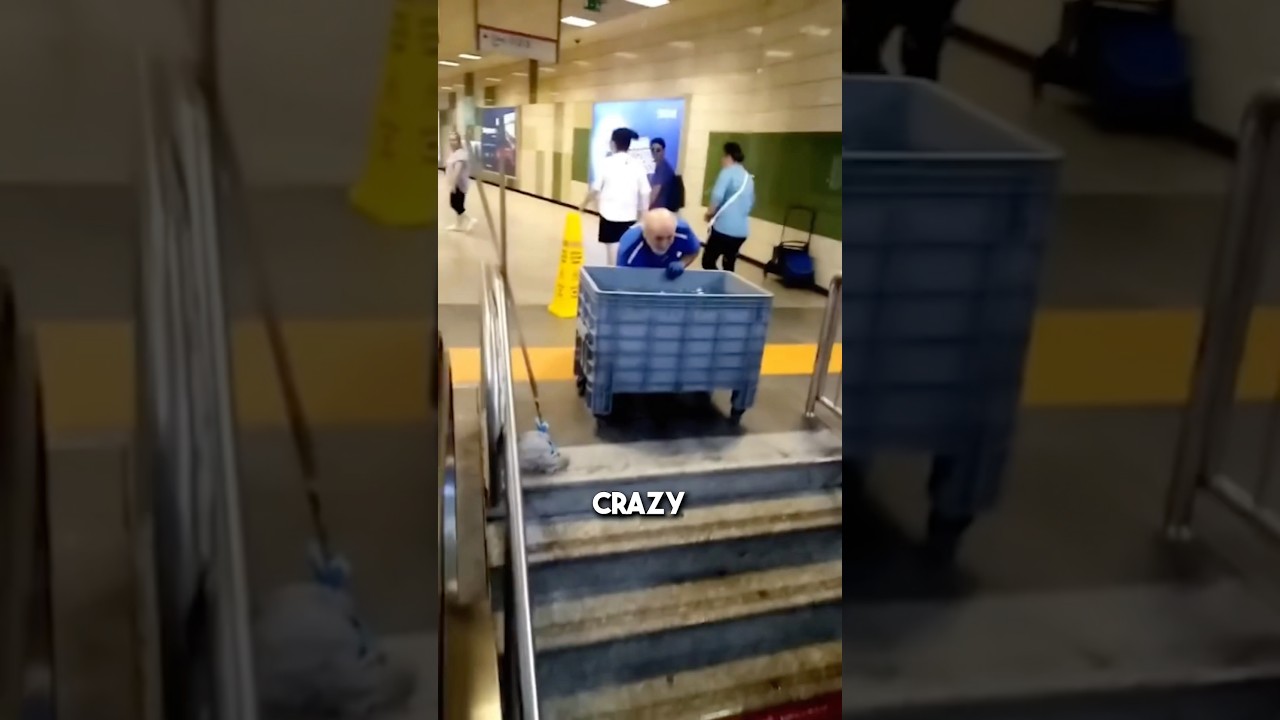 Самый умный способ почистить лестницу