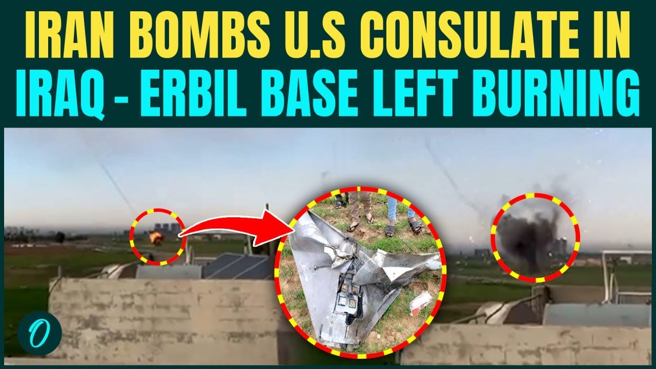 VIDEO: Iran RAINS BOMBS on U.S Consulate In Iraq, Erbil Airport UNDER ATTACK | U.S Soldiers KILLED