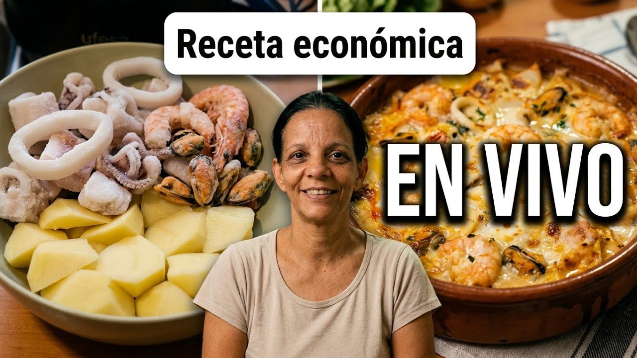 CAZUELA DE MARISCO LOW COST 🦐 Paso a paso en vivo