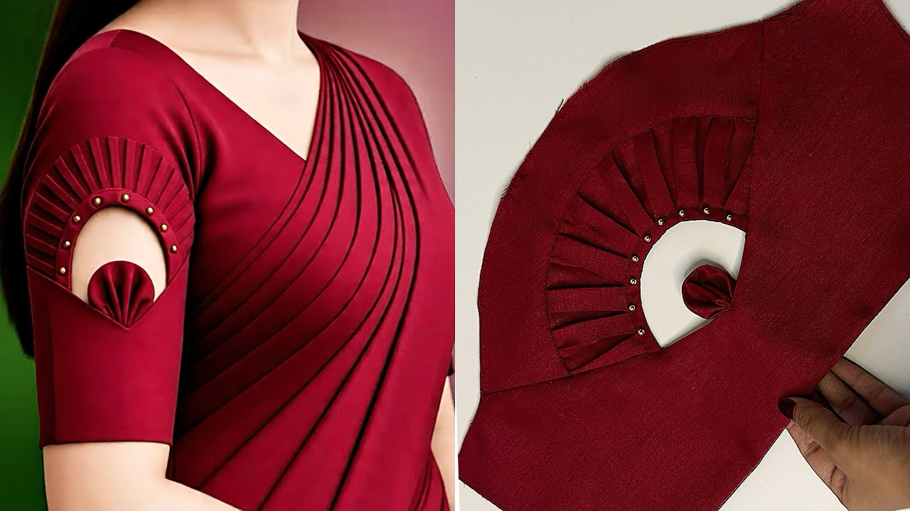Trending sleeve design cutting and stitching| blouse sleeves design| बाजू का डिजाइन sleeves design|