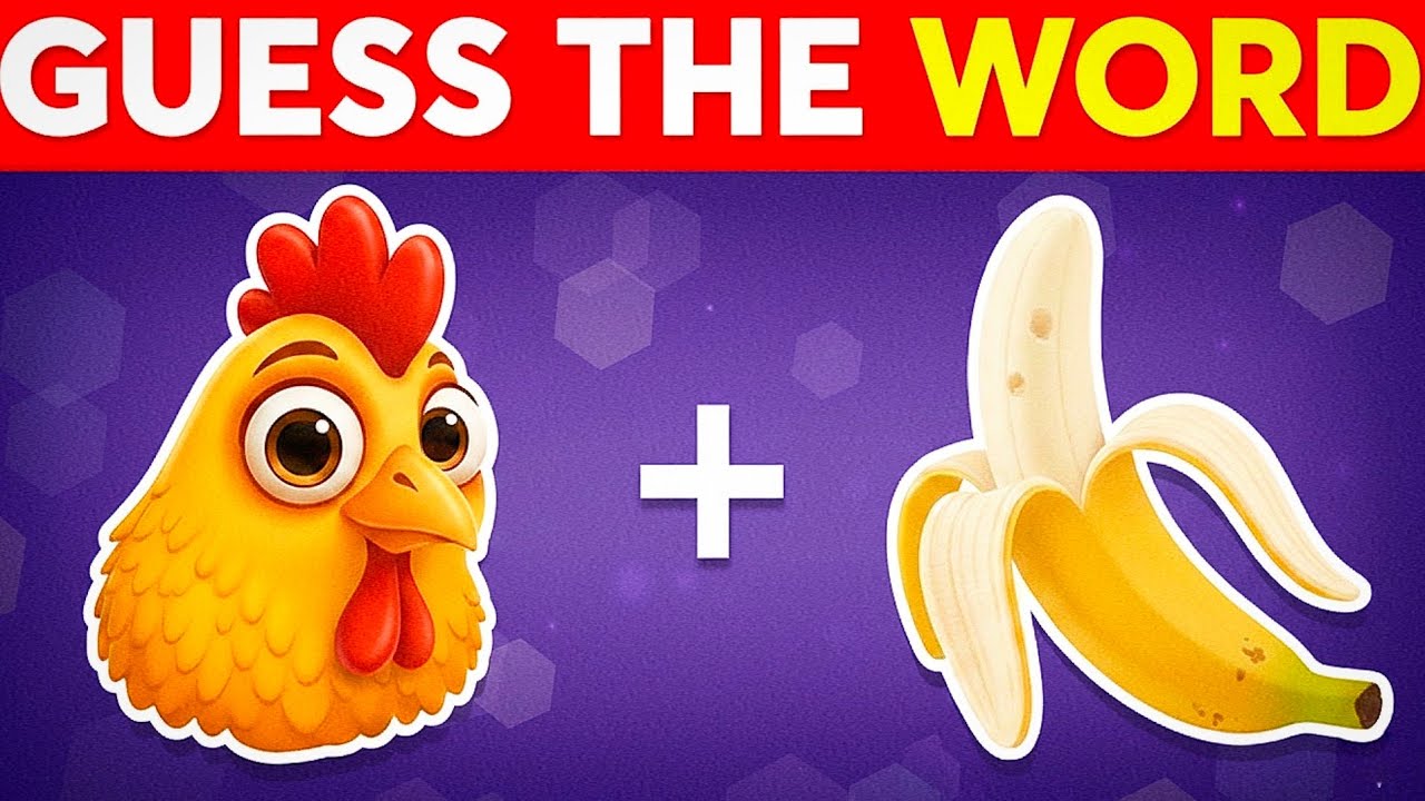 🧠 Guess The Word By Emoji Challenge 🤔 | Emoji Puzzle Game | Fun Quiz Challenge 2026 🎉