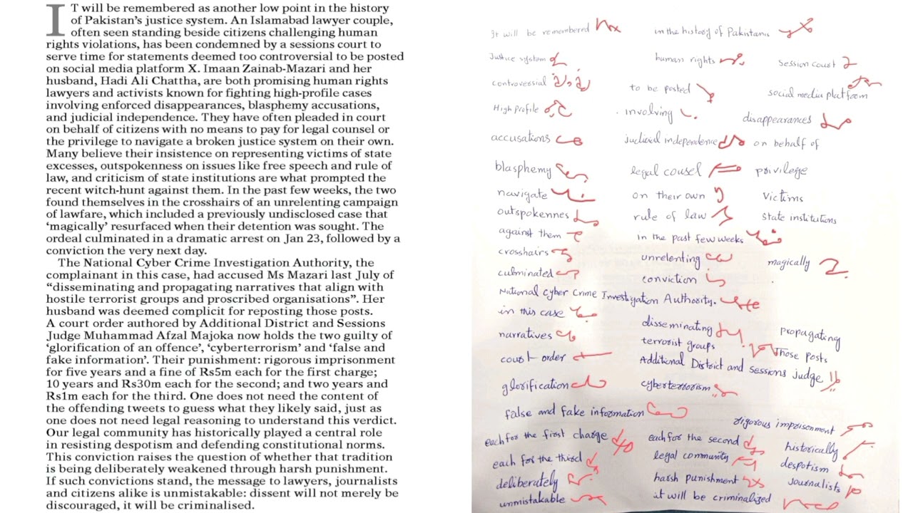 Dawn News | Editorial Para 11 | English Shorthand Dictation Speed 