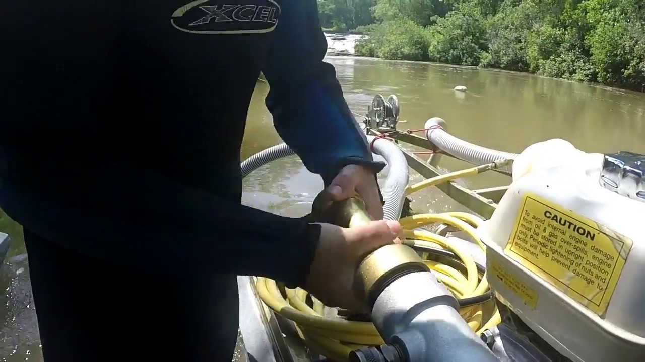 Setting up a New Crevice Blaster on Dredge. Cleaning bedrock cracks & finding nuggets! PLUS CLEANUP
