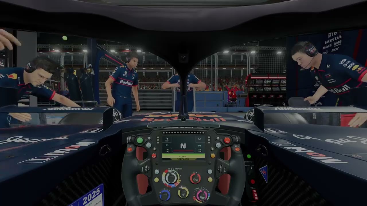 VfcMevolinho sta scendendo in pista.Campionato VFC SINGAPORE