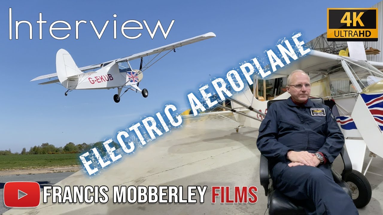 Electric Aeroplane - E-KUB Interview with Test Pilot Dr. Guy Gratton - 4K