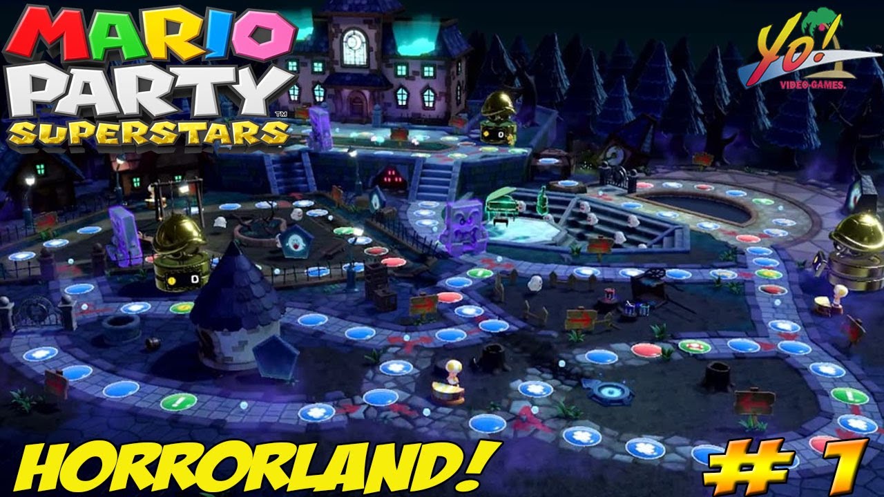 Mario Party Superstars! Horrorland! Part 1 - YoVideogames
