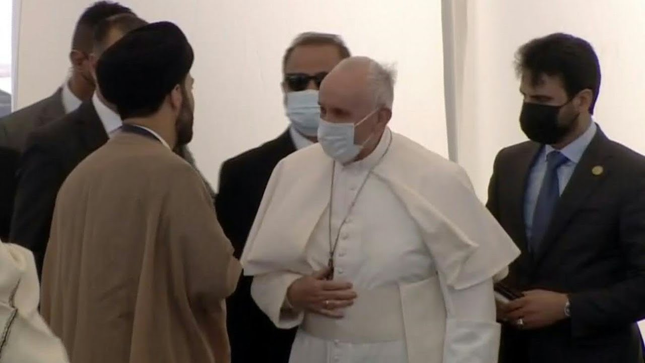 Pope Francis arrives in the ancient city of Ur for interfaith service | AFP