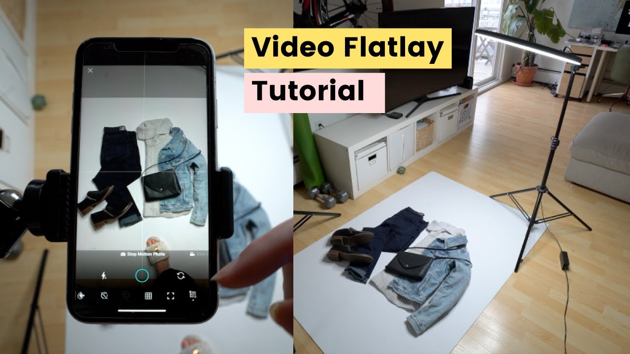How to Shoot a Video Flat Lay from your Phone