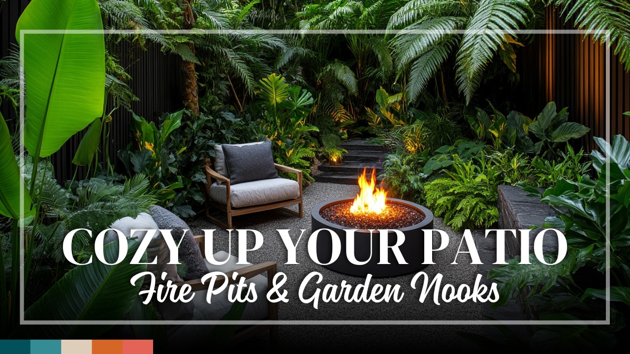 Cozy Outdoor Spaces for Small Homes: Beautiful Garden Nooks, Fire Pits & Relaxing Patios